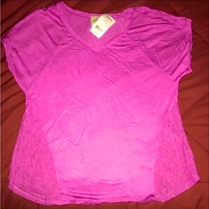 Brand new with tag Eyelash cold shoulder top